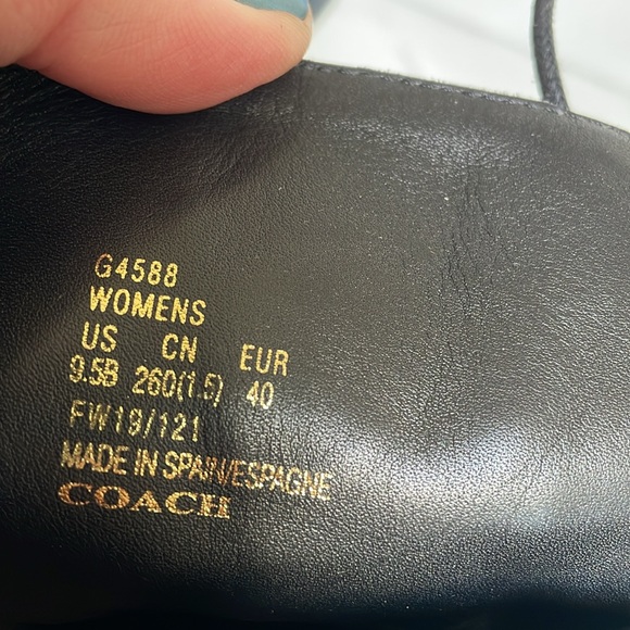 EUC Coach x Kaffe Fassett Lace Up Chain Bootie Sz 9.5 EU40 Rare - Picture 12 of 16